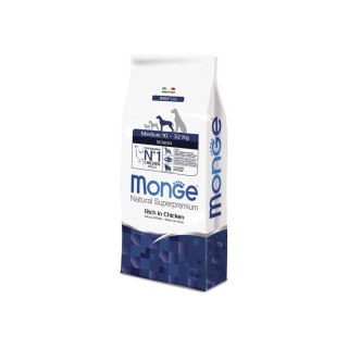 Monge Natural Superpremium Medium Senior Ricco di Pollo kg 12