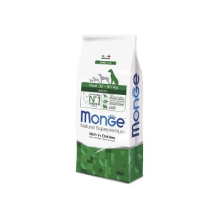 Monge Natural Superpremium Maxi Adult Ricco di Pollo kg 12