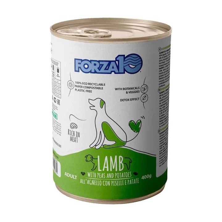 Forza 10 - Mantenimento all'Agnello con Piselli e Patate da 400g