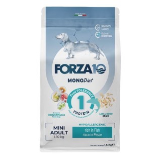 Forza10 MonoDiet Mini Adult Low Grain Hypoallergenic Pesce kg 1,5