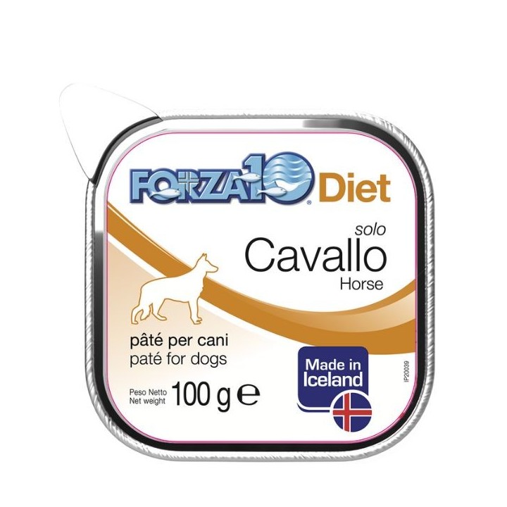 Forza10 Diet Solo patè monoproteico per cani 100 gr cavallo