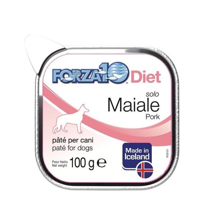 Forza10 Diet Solo patè monoproteico per cani 100 gr maiale