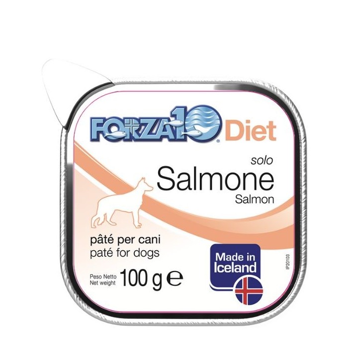 Forza10 Diet Solo patè monoproteico per cani 100 gr salmone