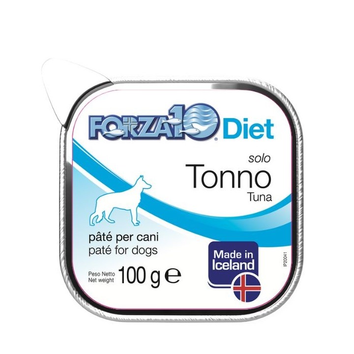 Forza10 Diet Solo patè monoproteico per cani 100 gr tonno