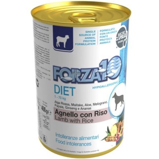 Forza10 Diet Patè monoproteico per cani 400 gr agnello con riso