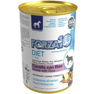Forza10 Diet Patè monoproteico per cani 400 gr cavallo con riso