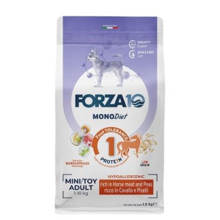 Forza10 Mini & Toy Diet Cavallo e Piselli 1,5 kg Crocchette Cane