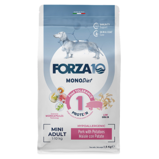 Forza10 MonoDiet Mini Adult  Hypoallergenic Maiale con patate kg 1,5