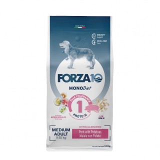 Forza 10 - Mono Diet Medium Adult Maiale con Patate da 12 Kg