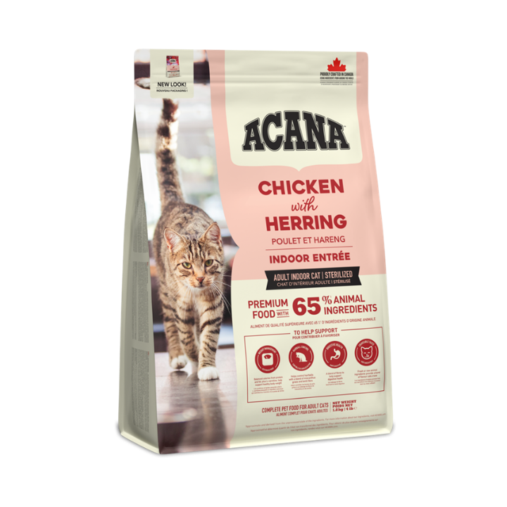 Acana Cat Adult Indoor Entree Pollo e aringa kg 1,8