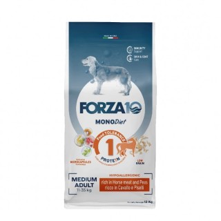 Forza 10 - Mono Diet Medium Adult Cavallo e Piselli da 12 Kg