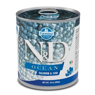 Farmina N&D Ocean Canine Umido 285 gr  salmone e merluzzo