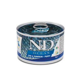 Farmina N&D Ocean Puppy Mini Merluzzo E Zucca 140 Gr