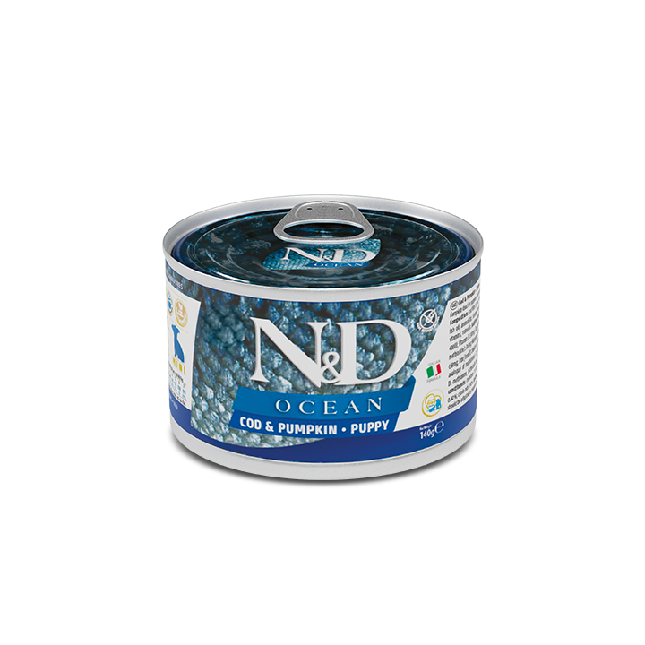 Farmina N&D Ocean Puppy Mini Merluzzo E Zucca 140 Gr