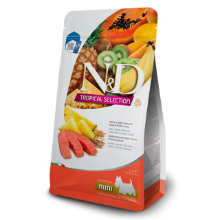 Farmina N&D Tropical Dog Adult Mini Low Grain Salmone e frutta tropicale kg 1,5