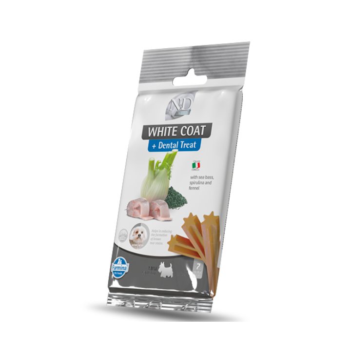 Farmina N&D White Grain Free snack dentali per cani Adult Mini 60 gr