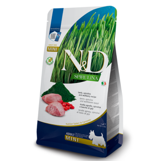 Farmina N&D Spirulina Grain free Adult Mini Agnello e bacche di goji kg 2