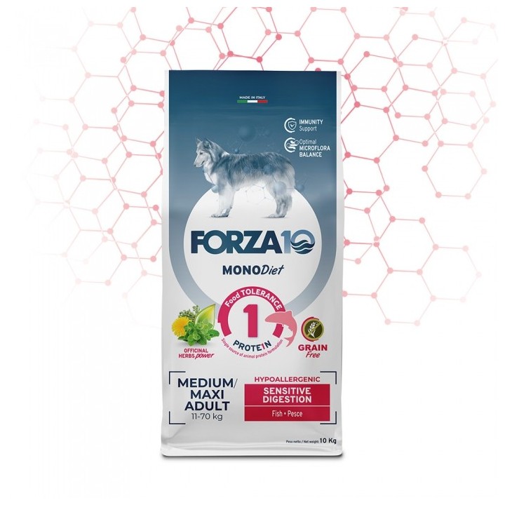 Forza 10 medium/maxi adult sensitive digestion – Pesce 10 kg