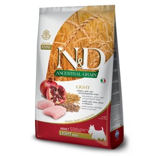 Farmina N&D Ancestral Grain Adult Mini Light Pollo e Melograno kg 2,5
