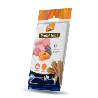 Farmina N&D Pumpkin Grain Free snack dentali per cani Adult Medium/Large 100 gr agnello e mirtillo
