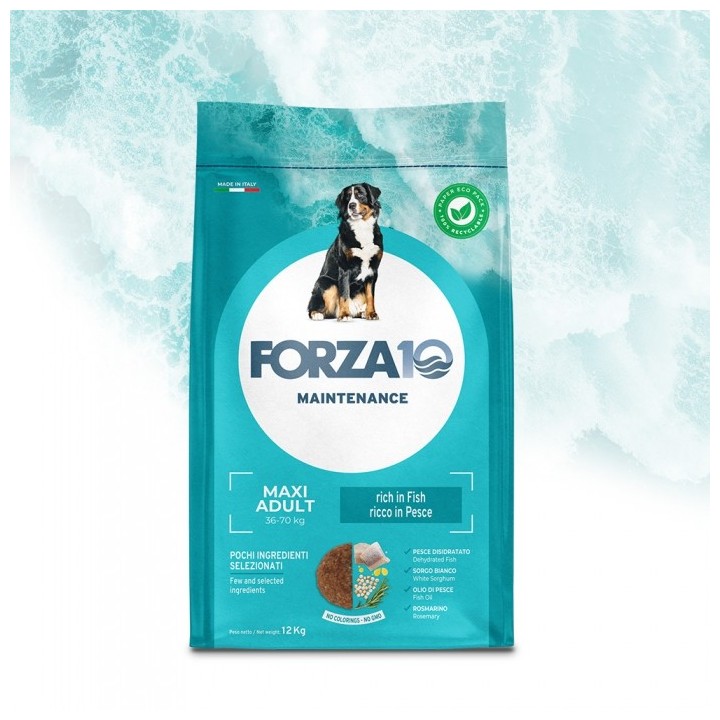 Forza 10 - Maintenance Adult Maxi con Pesce da 12 Kg