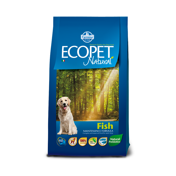Ecopet Natural Pesce Medium kg 12