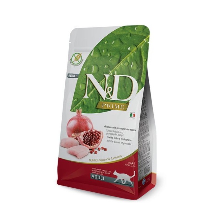 Farmina N&D Prime Feline Grain Free Adult Pollo e Melograno kg 5