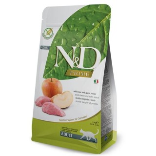 Farmina N&D Prime Feline Grain Free Adult Cinghiale e Mela kg 5
