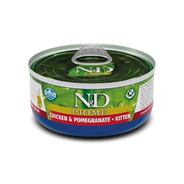 Farmina N&D Prime Grain Free kitten 70 gr -  pollo melograno