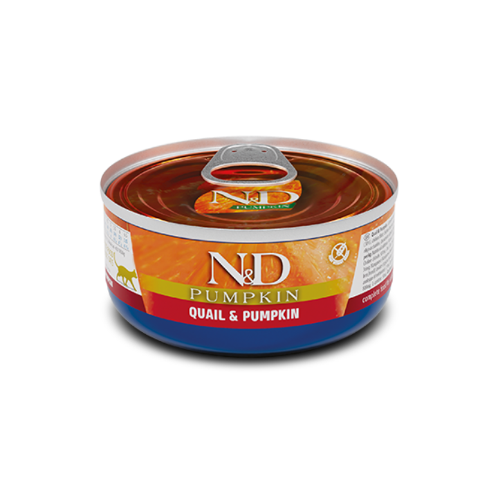 Farmina N&D Pumpkin Feline Umido 70 gr - quaglia e zucca