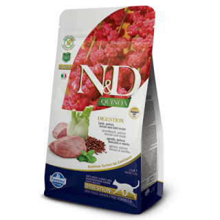 Farmina N&D Grain Free Quinoa Gatto Digestion Agnello kg 1,5