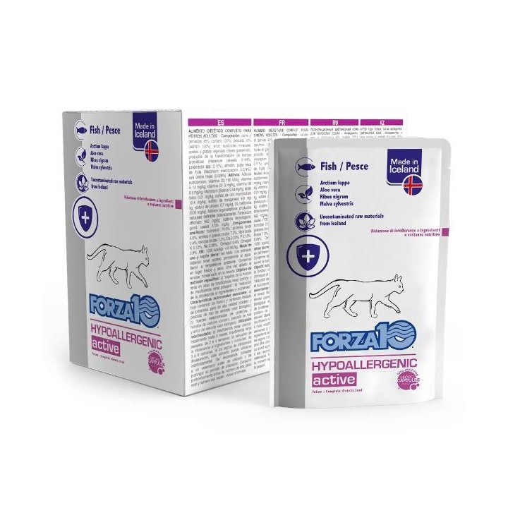 Forza 10 - Actiwet per Gatti Hypoallergenic con Pesce 100g