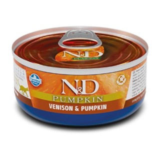 Farmina N&D Pumpkin Feline Umido 70 gr cervo e zucca