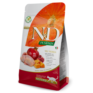 Farmina N&D Grain Free Pumpkin Neutered Quaglia e Melograno g 300