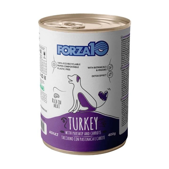 Forza 10 - Mantenimento al Tacchino con Pastinaca e Carote da 400g