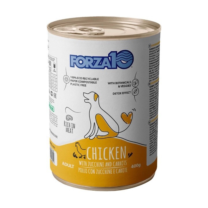 Forza 10 - Mantenimento al Pollo con Zucchine e Carote da 400g