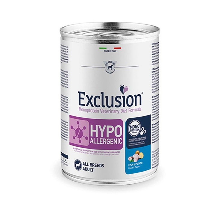 Exclusion Diet Hypoallergenic 400 gr pesce e patate