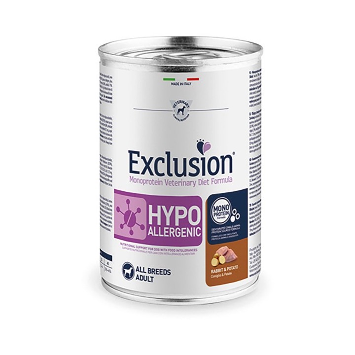 Exclusion Diet Hypoallergenic 400 gr coniglio e patate