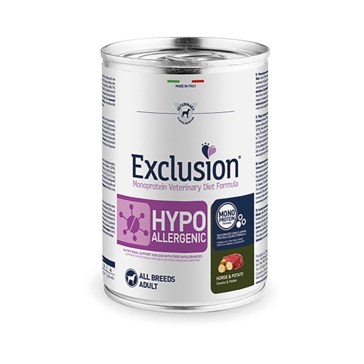 Exclusion Diet Hypoallergenic 400 gr cavallo e patate