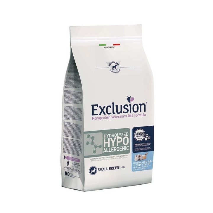 Exclusion Diet Hydrolyzed Hypoallergenic Adult Small Pesce kg 2