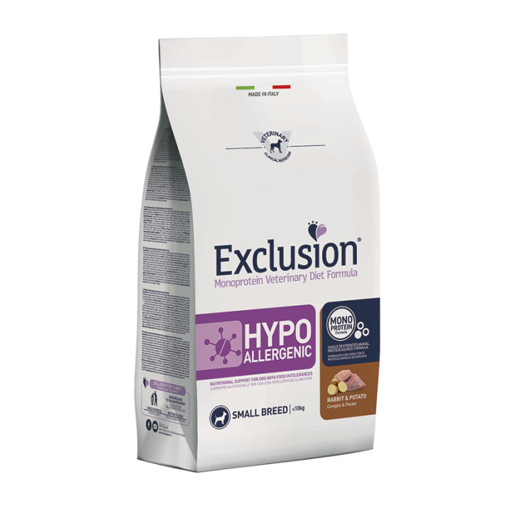 Exclusion Diet Hypoallergenic Small Breed Coniglio e Patate kg 2