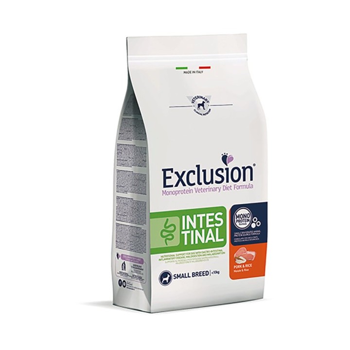 Exclusion Diet Intestinal Small Breed Maiale e Riso kg 2