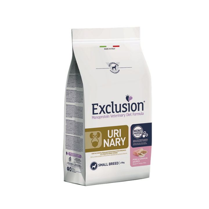 Exclusion Diet Urinary Small Maiale Sorgo e Riso kg 2