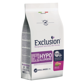 Exclusion Diet Hypoallergenic Small Breed Maiale e Piselli kg 7