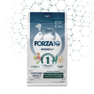 Forza 10 - Mono Diet Medium Adult Cervo con Patate da 1,5 Kg