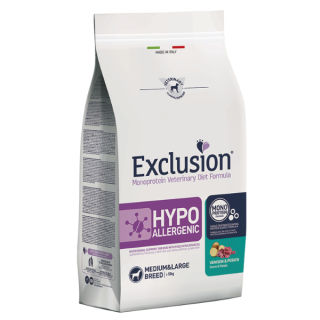 Exclusion Diet Hypoallergenic Medium/Large Breed Cervo e Patate kg 12