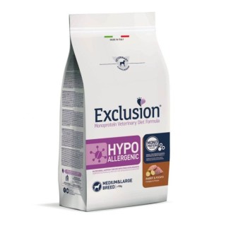 Exclusion Diet Hypoallergenic Medium/Large Breed Coniglio e Patate kg 12