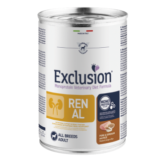 Exclusion Diet Renal All Breeds Adult Maiale Sorgo e Riso g 400