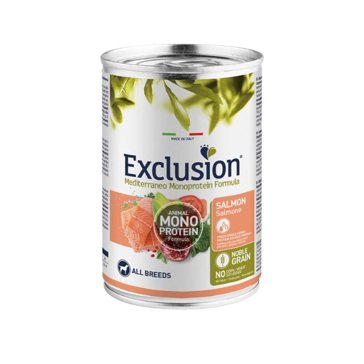 Exclusion Mediterraneo Adult All Breed 400 gr salmone