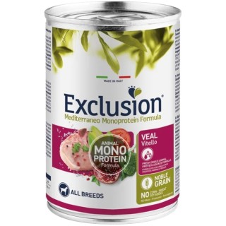 Exclusion Mediterraneo Adult All Breed 400 gr vitello